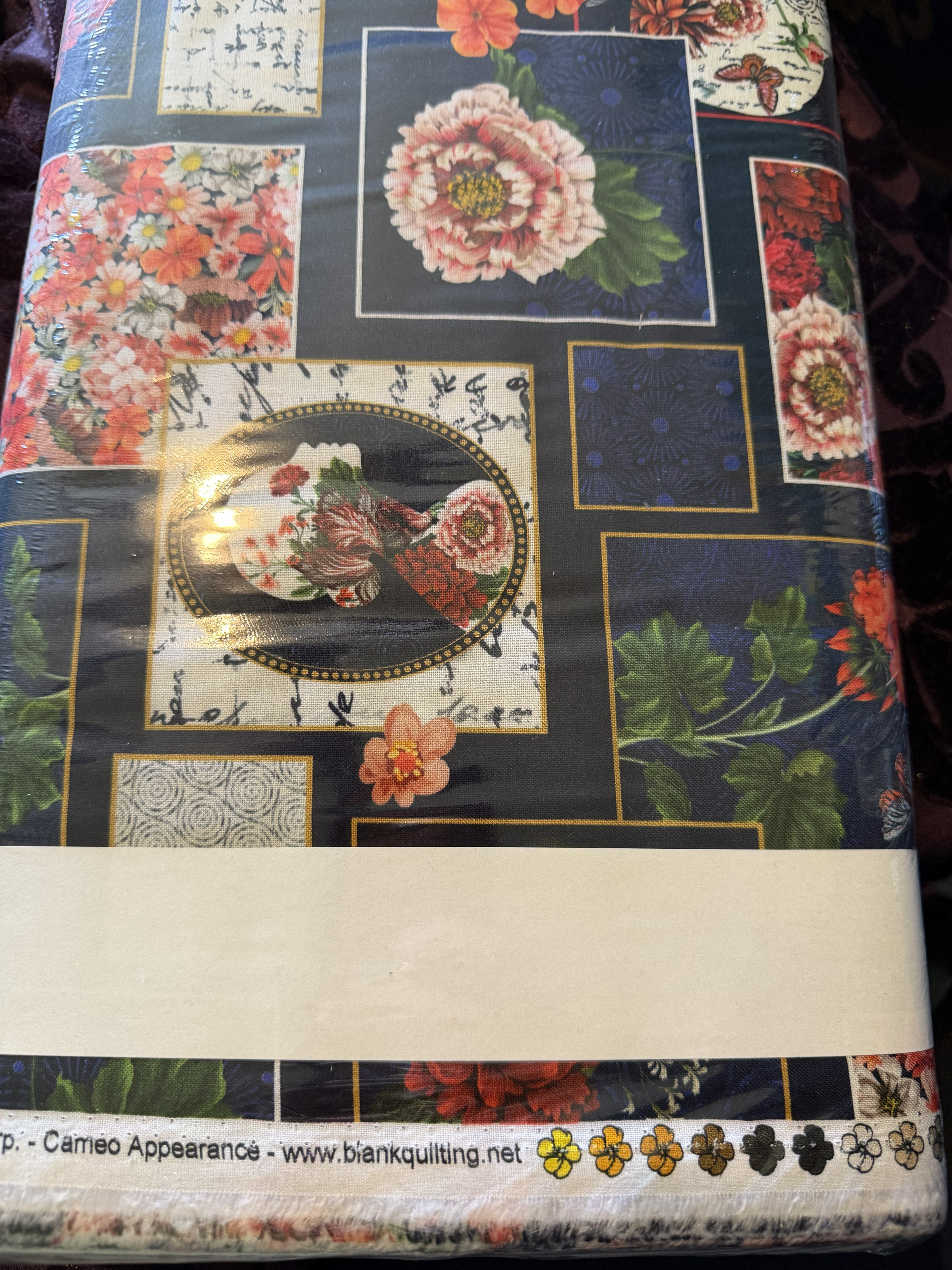 Cameo Appearance fabric end label